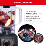 Liquidificador Arno Powermax Autolock 1400W LN81, Cinza Chumbo, com 6 Lâminas Powelix Pro, Tecnologia Anti Vazamento, Comfort Control e Limpeza Fácil, 110V - Imagem 7