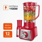 Liquidificador Special Line Mondial L-48-R-SL LIQUIDIFICADOR L-48-R-SL 127V/60Hz - Imagem 2