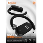 Fones de Ouvido Sem Fio Basike D91, Bluetooth 5.4, Estéreo Hi-Fi, Tela LED, 100h Standby, Leve e Confortável, Ideal para Corrida e Exercícios (Preto) - Imagem 3