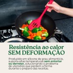 Kit de Utensílios de Cozinha em Silicone 5 Peças – Espátulas, Pincel e Fouet, Resistente ao Calor, Antiaderente (Preto) - Imagem 3