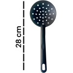 Kit com 4 Utensílios de Cozinha em Nylon – Resistente ao Calor, Não Risca Panelas Antiaderentes e com Design Moderno - Imagem 3