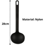 Kit com 4 Utensílios de Cozinha em Nylon – Resistente ao Calor, Não Risca Panelas Antiaderentes e com Design Moderno - Imagem 5