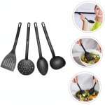 Kit com 4 Utensílios de Cozinha em Nylon – Resistente ao Calor, Não Risca Panelas Antiaderentes e com Design Moderno - Imagem 6