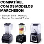 Lâmina Inox 8 Pontas Liquidificador Blender Marchesoni - Mancal Completo Marchesoni - Imagem 6