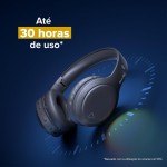 I2GO, Headphone Bass 500, Bluetooth, Microfone Integrado, Controle Multimídia, Até 30h de bateria, Entrada cabo auxiliar P2 (incluso), Dobrável, Preto, i2GO PRO - Imagem 5