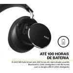 AKG, Fone de Ouvido Bluetooth, AKG N9 Hybrid, Over Ear, Sem Fio, Com Cabo Removível e Cancelamento de Ruído - Preto - Imagem 5