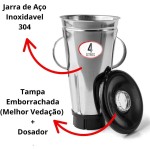 Liquidificador 4 Litros Baixa Rotação 127v - Imagem 3