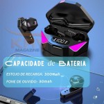 Fone De Ouvido Sem Fio Bluetooth 5.3 Com Microfone Integrado, Touch Control, Resistente A Água e Suor [KRV Magazine]… - Imagem 4