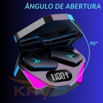 Fone De Ouvido Sem Fio Bluetooth 5.3 Com Microfone Integrado, Touch Control, Resistente A Água e Suor [KRV Magazine]… - Imagem 8