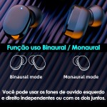 Fone De Ouvido Bluetooth Touch Sem Fio Case Com Display - Imagem 7