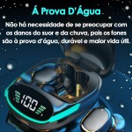 Fone De Ouvido Bluetooth Touch Sem Fio Case Com Display - Imagem 8