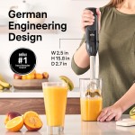 Braun Liquidificador manual MQ50001M MultiQuick 5 Vario, preto - Imagem 6