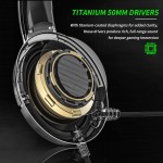 Fone de Ouvido Para Jogos com Microfone para Xbox Series X|S PS4 Ps5 Computador Switch​ 2 PC - Imagem 4