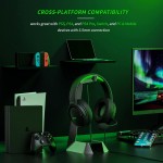 Fone de Ouvido Para Jogos com Microfone para Xbox Series X|S PS4 Ps5 Computador Switch​ 2 PC - Imagem 5