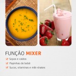 MONDIAL Mixer Turbo 3 em 1, Preto, 500W, 220V - M-14 - Imagem 3