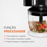 MONDIAL Mixer Turbo 3 em 1, Preto, 500W, 220V - M-14 - Imagem 5