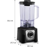 Liquidificador Arno Power Max 2200W LN78, Preto, com 4 Lâminas Powelix, Tecnologia Limpa Fácil e Design Moderno, 110V - Imagem 7