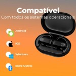 Fone de Ouvido Bluetooth 5.4 Esportivo com Microfone, IPX5 à Prova d’Água, Bateria de 45h, Design Ergonômico para Corrida, atividades fisicas, Academia, Jogos, iPhone e Android- Premium - Imagem 3