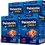 4x Peixonix Ômega 3 Kids Infantil Mastigável Cereja 60 Caps