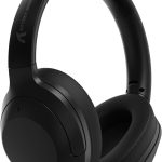 ATTACK SHARK G300 Fone de ouvido sem fio com cancelamento de ruído ativo,supra-auricular,ultraleve,dobrável,com fio/Bluetooth,20 horas de reprodução,microfone integrado,para viagens,escritório(Preto)