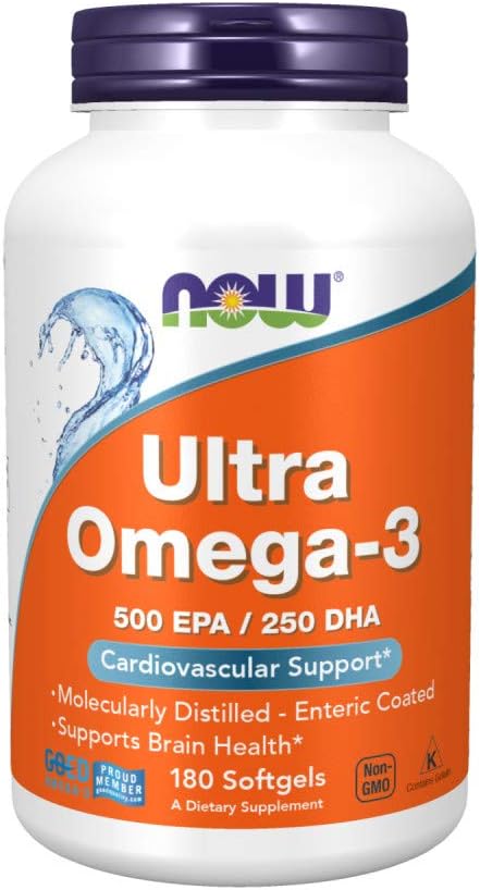 Agora-Alimentos-Ultra-Omega-3-500-EPA-250-DHA.jpg Agora Alimentos - Ultra Omega-3 500 EPA / 250 DHA - 180 Softgels