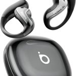 Basike Fone de Ouvido sem Fio OWS com Gancho, Estéreo Hi-Fi, 30h de Espera, Resistente à Água IPX4, Compatível com iOS e Android, Ideal para Esportes/Treino (Preto)