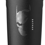 BlenderBottle Garrafa de água de aço inoxidável isolada Strada da Liga da Justiça com batedor de arame, 680 g, Batman