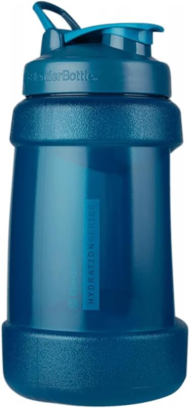 BlenderBottle-Garrafa-de-agua-de-meio-galao-jarro-de-agua.jpg BlenderBottle Garrafa de água de meio galão, jarro de água grande Koda, 2,20 ml, azul