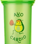 BlenderBottle Just for Fun Garrafa agitadora clássica, perfeita para shakes de proteína e pré-treino, 800 ml, Avo Cardio