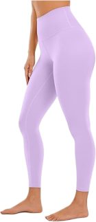 Calça legging feminina de cintura alta para ioga com controle de barriga para exercícios físicos e casuais
