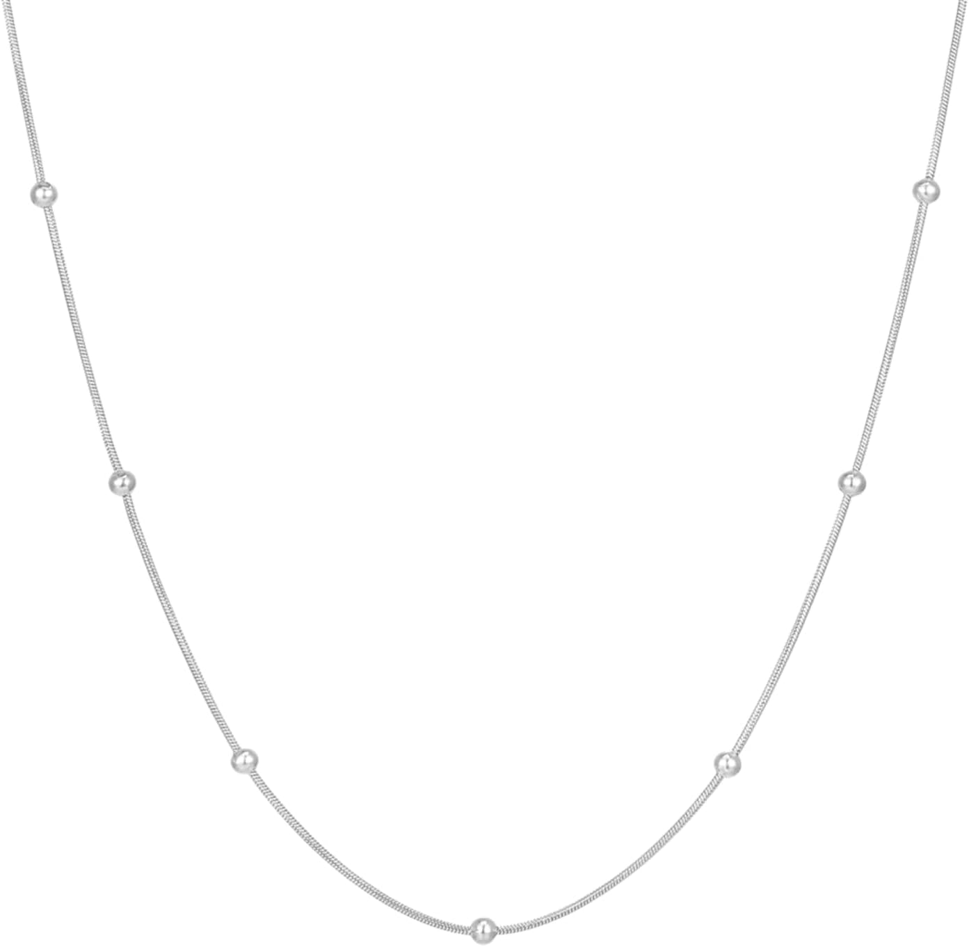 Colar-Feminino-Bolinha-Aco-Inox-Prata-Gargantilha-Presente.jpg Colar Feminino Bolinha Aço Inox Prata Gargantilha Presente