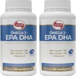 Combo Omega 3 Vitafor 500mg Epa 400mg Dha - 120 Cáps