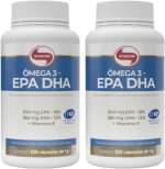 Combo Omega 3 Vitafor 500mg Epa 400mg Dha - 120 Cáps