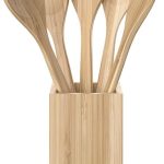 Conjunto de Utensílios de Bambu de 06 Peças