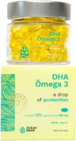 DHA Ômega 3 Vegano Ocean Drop - 120 caps