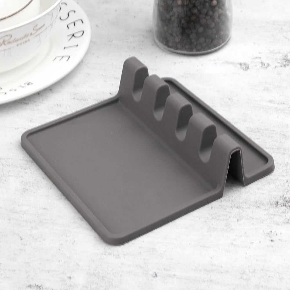 Descanso-de-utensilios-de-silicone-com-almofada-de-gotejamento-para.jpg Descanso de utensílios de silicone com almofada de gotejamento para vários utensílios, resistente ao calor, descanso de colher e suporte de colher para fogão, suporte de utensílios de cozinha para