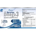 Floral Ervas do Brasil, Omega 3 1360mg DHA EPA 180 cápsulas Pote Econômico Óleo de Peixe - Imagem 2