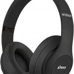 Fone De Ouvido Bluetooth 5.0 Bateria Longa Duração Sem Fio Headphone Extra Bass Dobravel Para Treino, Academia, Trabalho (Preto)