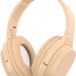 Fone De Ouvido Bluetooth 5.3 Headphone Sem Fio Fone Corrida Academia Com Cancelamento de Ruído On-ear Dobrável Qualidade PREMIUM Appari (Off White)