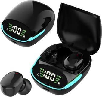 Fone De Ouvido Bluetooth Touch Sem Fio Case Com Display