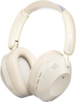 Fone de Ouvido Bluetooth 5.4, Headphone Bluetooth com Hybrid ANC, Suporte Chamadas de Voz, Modo Ambiente, Certificação Hi-Pure Audio, 100 Horas em Standby – Bege Claro