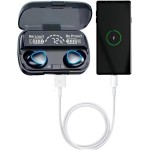 Fone de Ouvido Bluetooth TWS-M10 – Sem Fio,Resistentea a água, Estojo Carregador - TYDA - Imagem 2