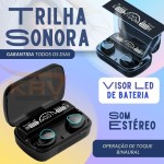 Fone de Ouvido Sem Fio Bluetooth 5.3+EDR (Ambos os Lados) Qualidade de Som de Alta Definição - Power Bank - IPX5 Resistente a Água - Qualidade PREMIUM - Imagem 2