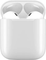 Fone de Ouvido Sem Fio Bluetooth 5.4 - Compatível Todos Celulares Com Microfone e Redução de Ruído, Academia Corrida Musicas Graves Potentes Controle Touch, Branco