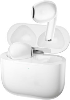 Fone de Ouvido Sem Fio Bluetooth Som Estéreo 5.0, Microfone Embutido, Toque Inteligente, Case Carregador, Compatível com Android e iOS, Design Ergonômico e Conexão Automática