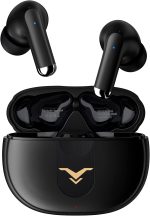 Fone de Ouvido Stage Hero6 TWS com cancelamento de ruído ativo (ANC), fone sem fio Bluetooth 5.2 com 4 microfones para chamada, 35H tempo de reprodução, modos duplo, IPX5 à prova d'água