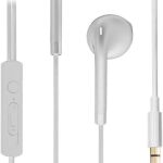 Fone de Ouvido com Fio Premium P2, Earbud Intra-Auricular, Microfone Integrado, 3ª Geração, Branco – Compatível com Smartphones, Tablets, Notebooks, PCs e Consoles.