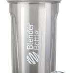 Garrafa coqueteleira BlenderBottle Strada, para shakes de proteína e pré-treino, 828 ml, branco