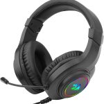 Headset Gamer Redragon Hylas Preto RGB H260RGB, Único