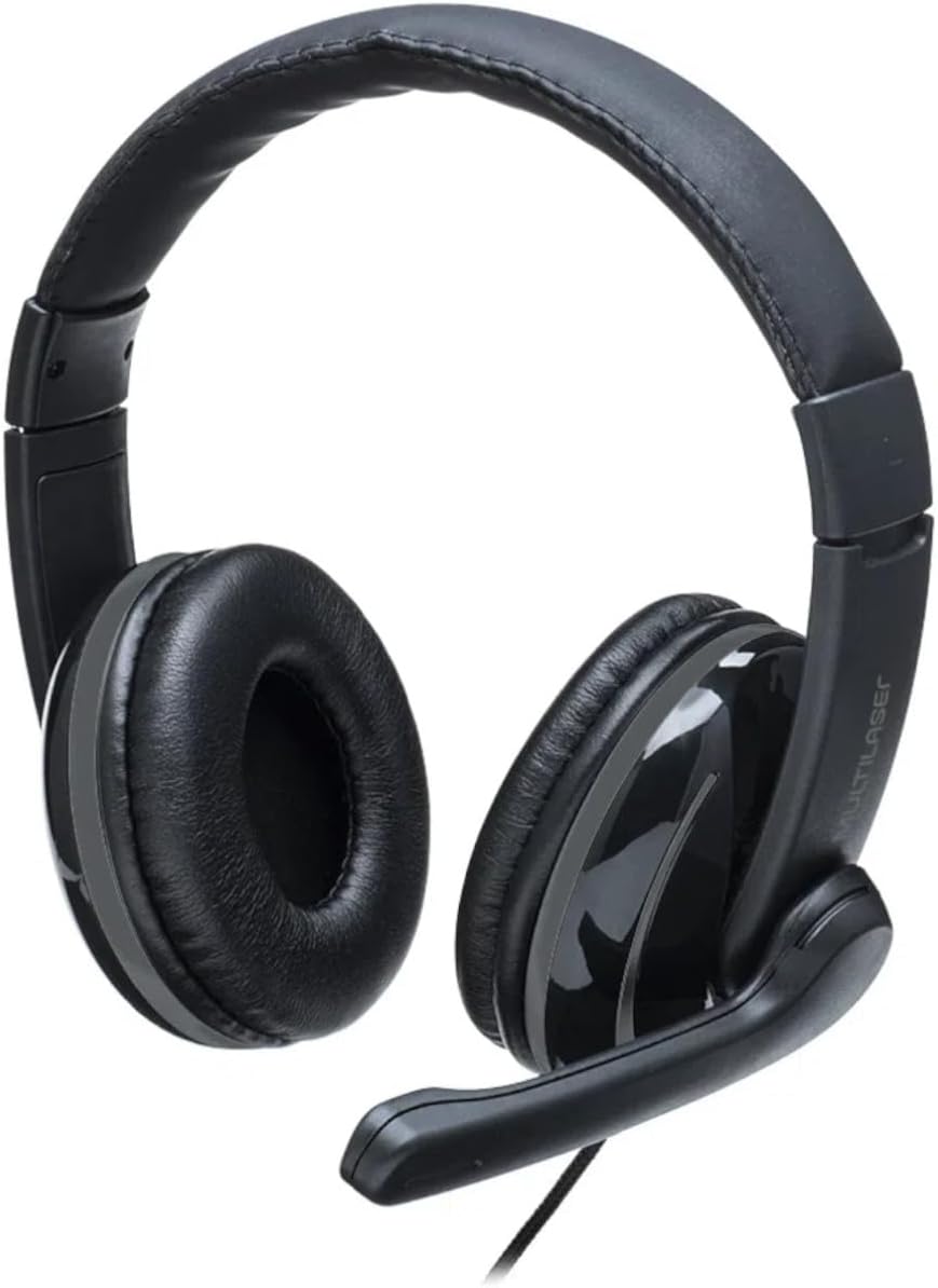 Headset-Pro-Multilaser-P2-PretoCinza-PH316-universal.jpg Headset Pro Multilaser P2 Preto/Cinza - PH316, universal